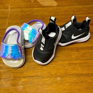 Sz 3 Sandal & Nike Sneaker